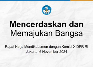 Rapat Kerja Mendikdasmen dengan Komisi X DPR RI